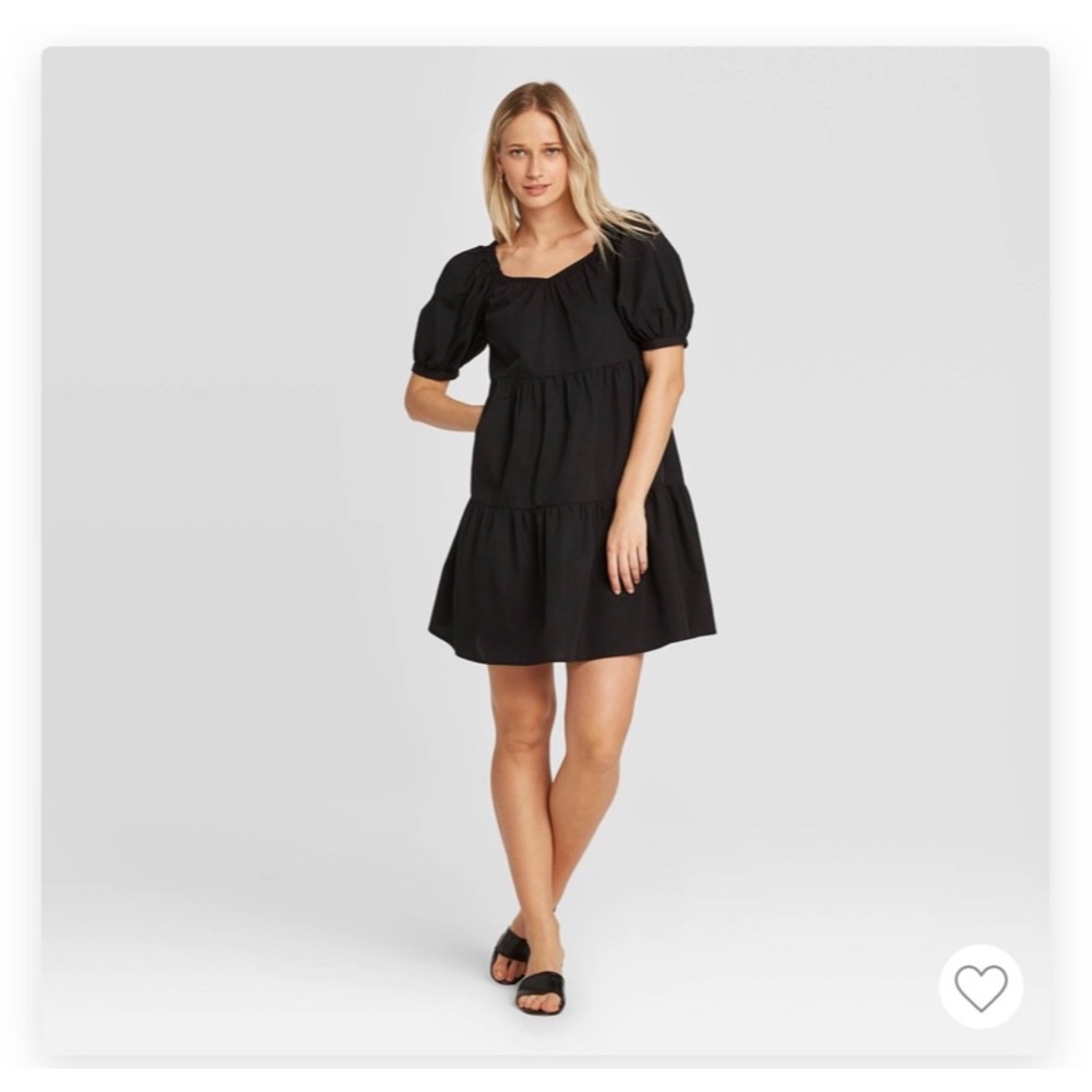 NWT Women’s Puff Short Sleeve Dress, Who What Wear